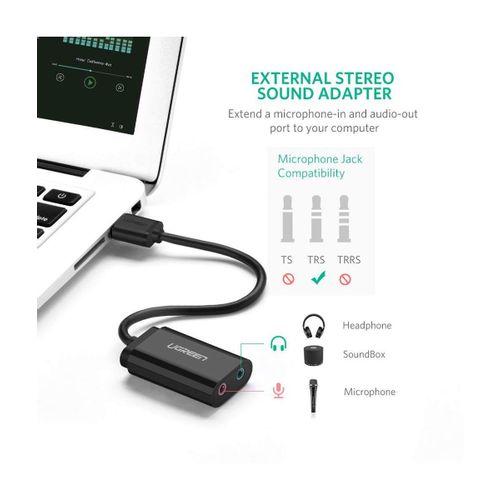 Ugreen USB 2.0 na 3.5mm audio adapter slika 5