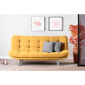 Misa Sofabed - Mustard Mustard 3-Seat Sofa-Bed