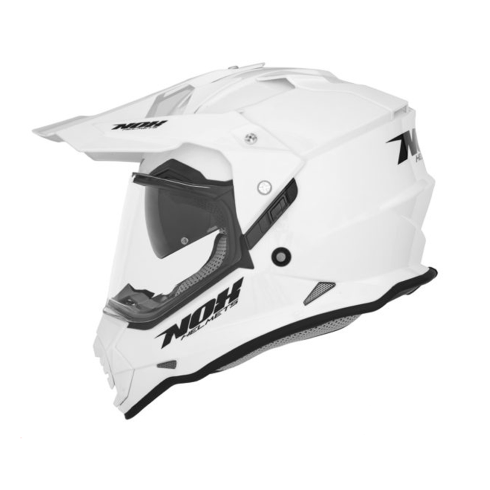 Zatvorena - full face off road kaciga za motor S vel. NOX Trail 632A N312 - Bijela slika 2