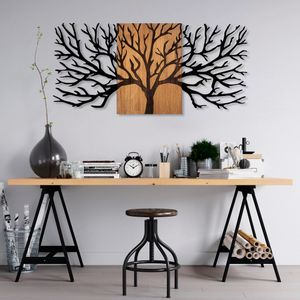 Dekorativni zidni ukras 'Tree - 327 Black Walnut'