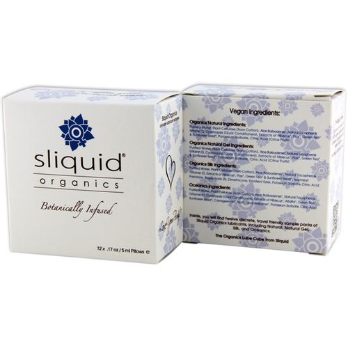 Komplet lubrikanata Sliquid - Organics 60 ml, 12 kom slika 3