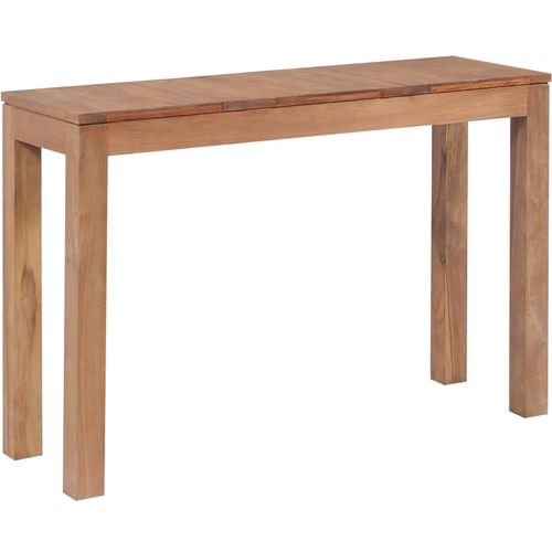Konzolni stol od tikovine s prirodnom obradom 110 x 35 x 76 cm slika 33