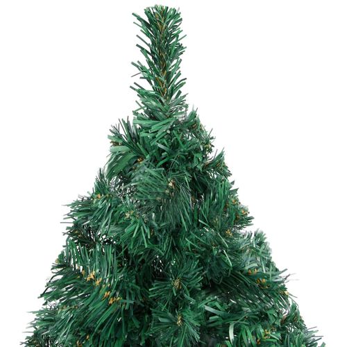 Umjetno božićno drvce s gustim granama zeleno 180 cm PVC slika 13