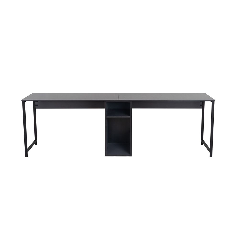 Twin Study Desk - Antracit, Crni Antracit slika 4