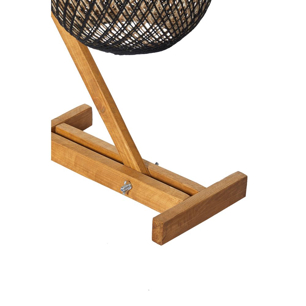Beehive - Crna Ecru, Smeđa i Crna Stolna Lampa slika 5