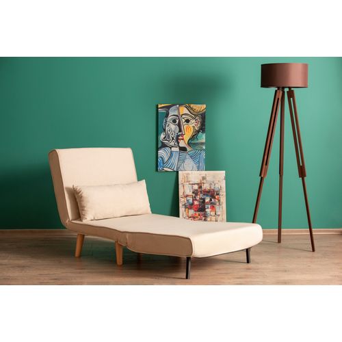 Atelier Del Sofa Folde Single - Cream Cream 1-Seat Sofa-Bed slika 3