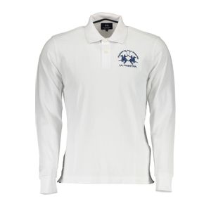 LA MARTINA POLO SHIRT LONG SLEEVES MAN WHITE