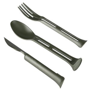Evolite Set kašika, viljuška i nož Combo Cutlery, Khaki