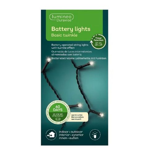 Lumineo DurawiseTwinkle  led novogodišnje lampice na baterije L710cm 497141 slika 3