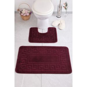 Ethnic - Purple Purple Bathmat Set (2 Pieces)