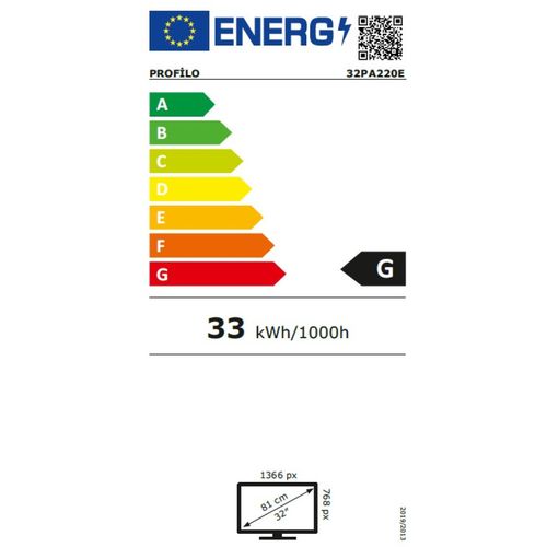 TV PROFILO LED 32 32PA220E HDR 1366x768/DVB-T2/C/S2/ black slika 3