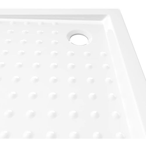 Podloga za tuširanje s točkicama bijela 90 x 90 x 4 cm ABS slika 16