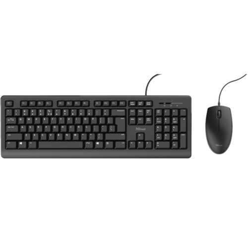 Tastatura+miš TRUST Primo žični set crna slika 4