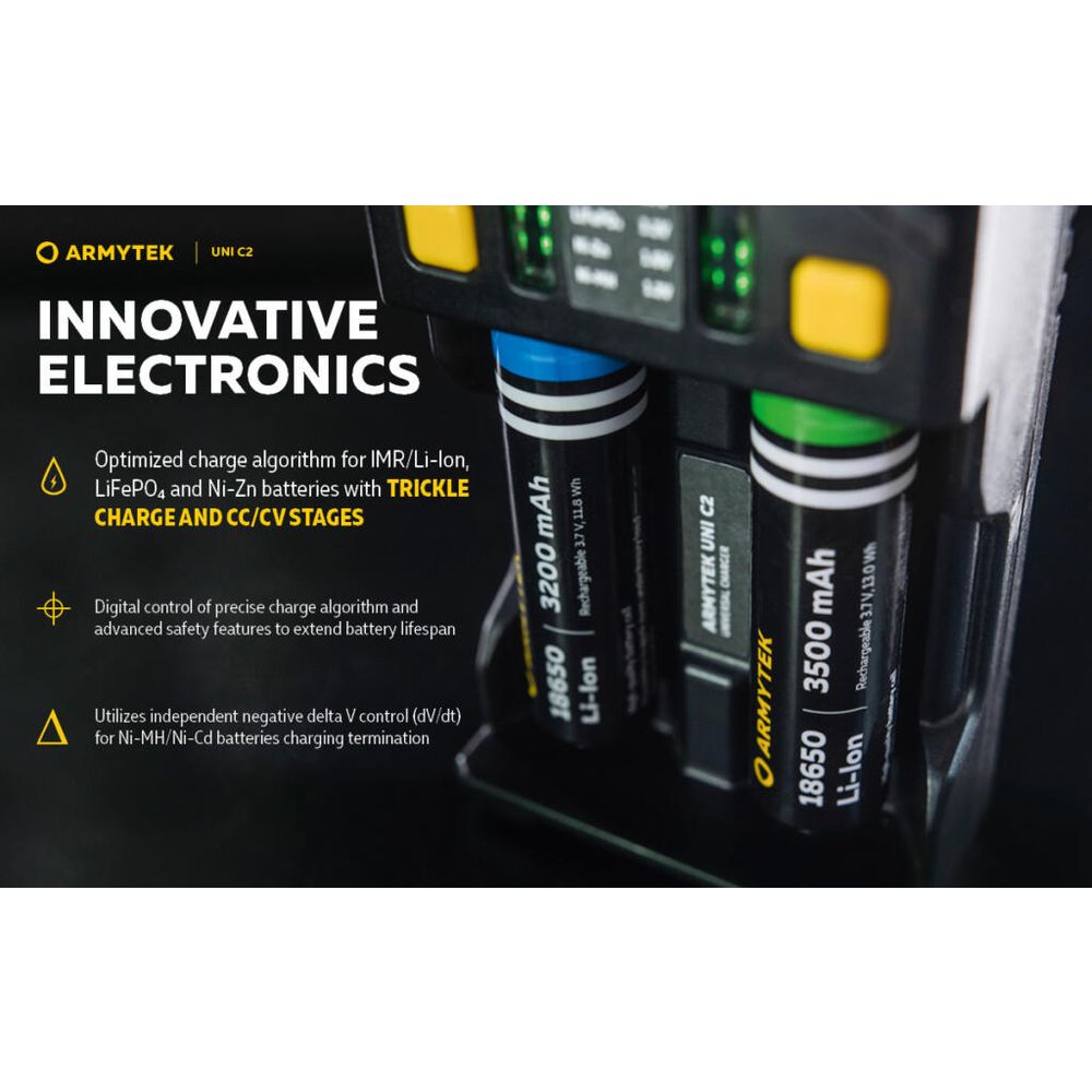Armytek Univerzalni punjač za baterije Uni C2 slika 25