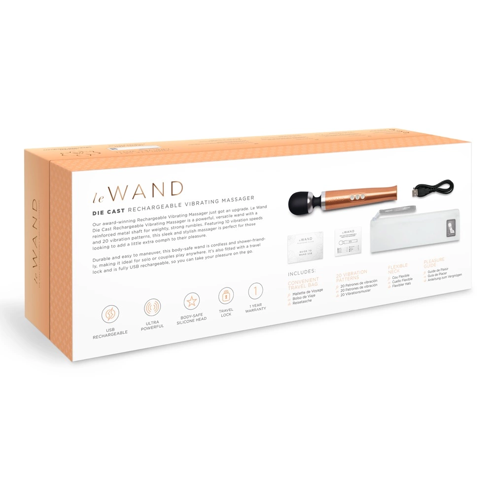 le Wand Die Cast Recharg. Roza zlato slika 8