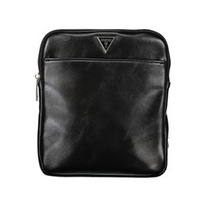 GUESS JEANS MEN'S BLACK SHOULDER BAG