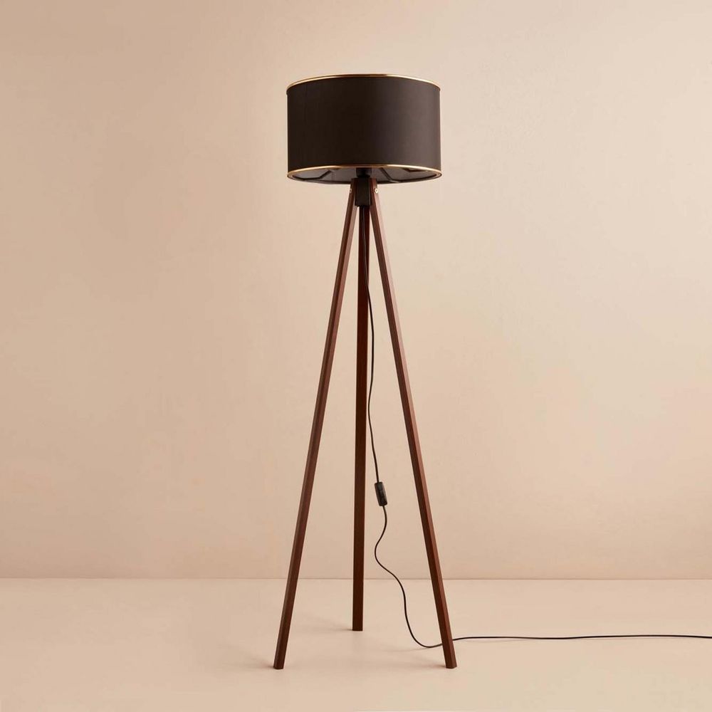 Podna Lampa AYD-3458 - Boje: Crna, Smeđa slika 1