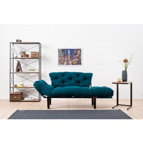 Atelier Del Sofa Nitta - Petrol Blue 2-Seat Sofa-Bed slika 5