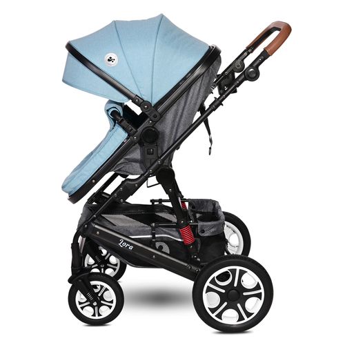 LORELLI LORA Sky Blue Kolica 3u1: Košara + Autosjedalica + Zimska Navlaka (0mj+) - (do 15kg/96cm) slika 9