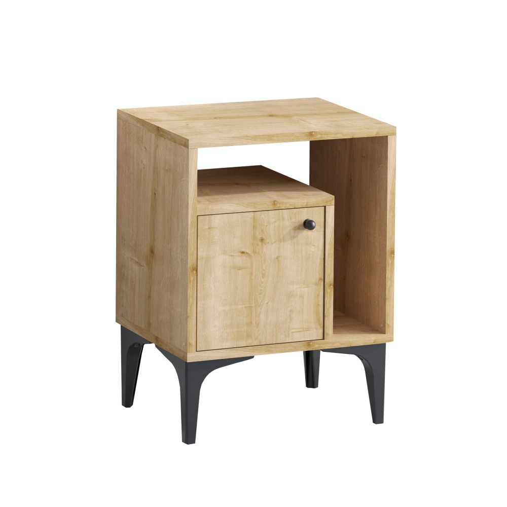 Nuno Sapphire Oak Noćni Ormarić slika 3