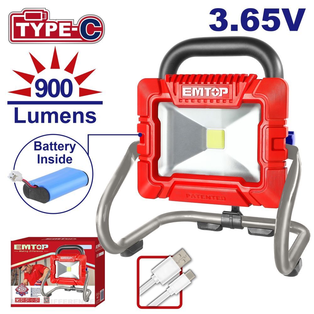 Akumulatorska prenosna lampa Emtop ELWL4415 slika 1