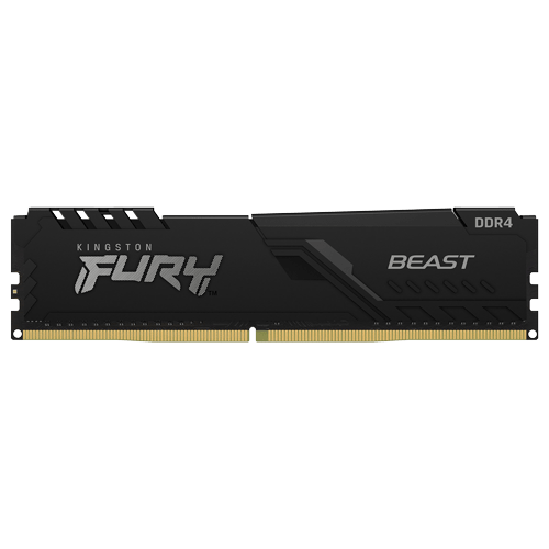 RAM DDR4 Kingston 8GB PC3733 KF437C19BB/8 Fury Beast Black slika 1