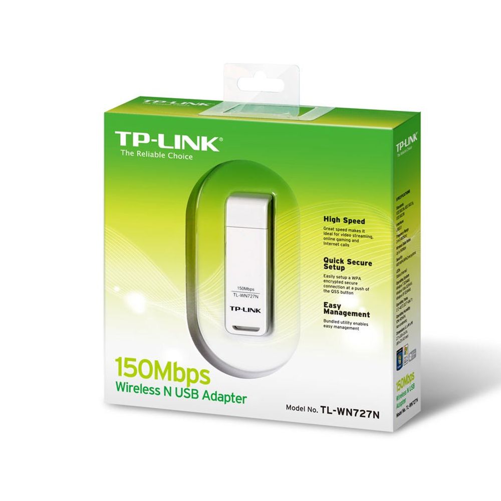 TP-Link TL-WN727N 150Mbps Wi-Fi USB Adapter slika 2