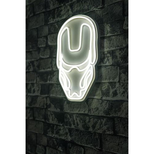 Wallity Ukrasna plastična LED rasvjeta, Iron Man - White slika 1