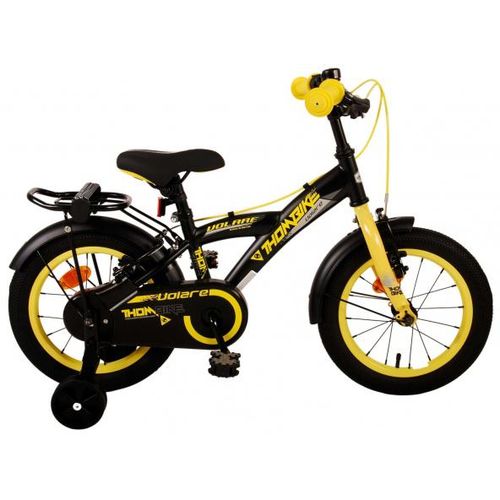 Dječji bicikl s dvije ručne kočnice Volare Thombike 14" crno-žuti slika 1