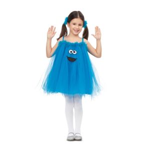 Svečana odjeća za djecu My Other Me Cookie Monster Sesame Street Plava (2 Dijelovi) 3-4 Godine