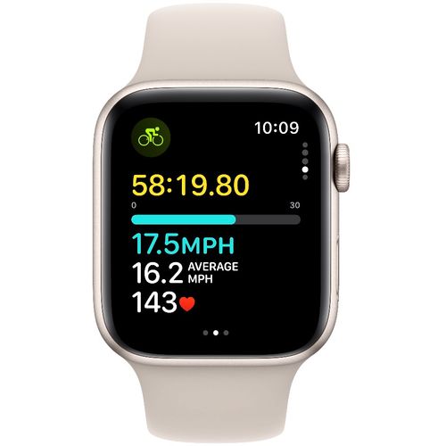 Apple Watch SE GPS 44mm Starlight with Starlight Sport Band - M/L slika 6