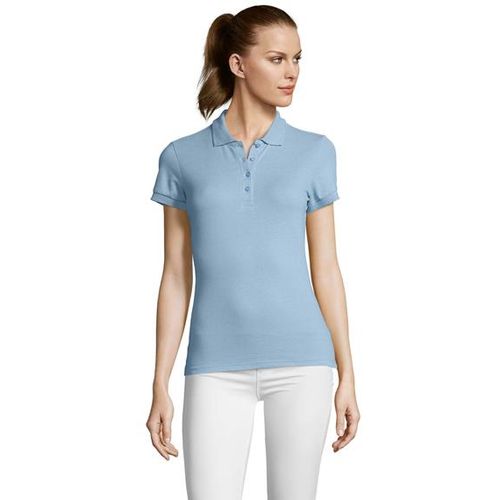 PASSION ženska polo majica sa kratkim rukavima - Sky blue, XXL  slika 1