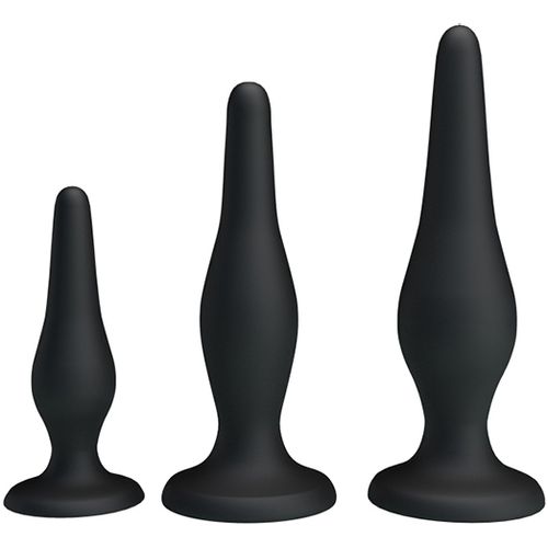 Set silikonskih analnih dildoa slika 1