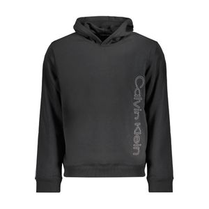 CALVIN KLEIN MEN'S BLACK ZIP-UP SWEATSHIRT