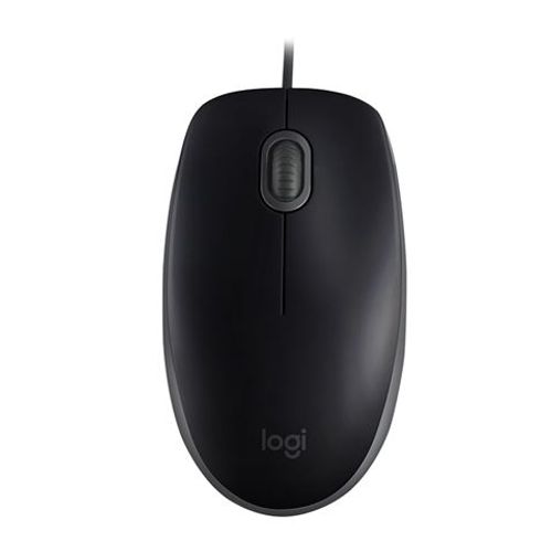 MS LOG B110 Silent Black - Uredski miš s nečujnim tipkama slika 1