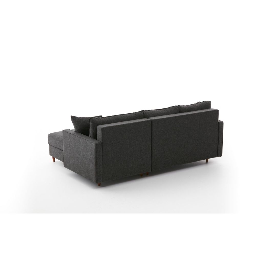 Eva Right - Ugao Sofa u Antracit Boji slika 9