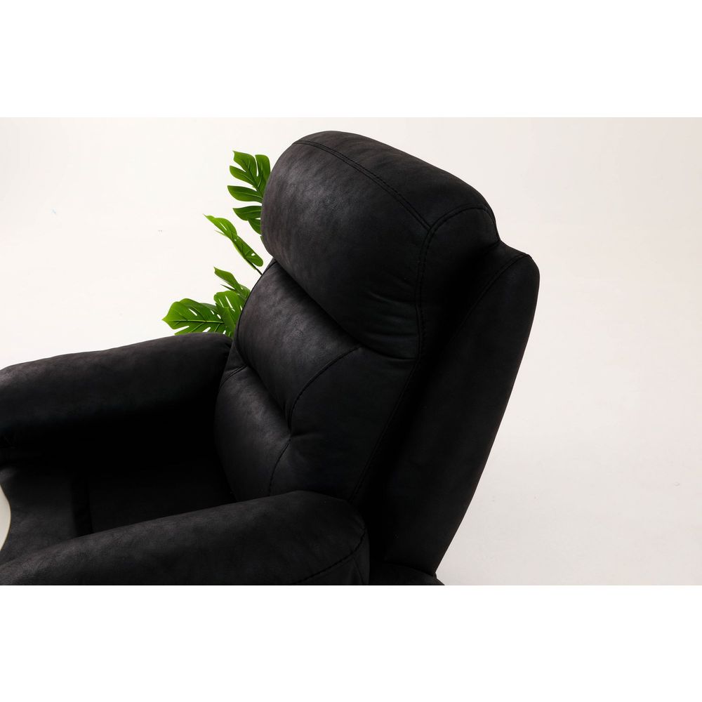 Električni Relax Fotelja Comfort - Crna slika 9