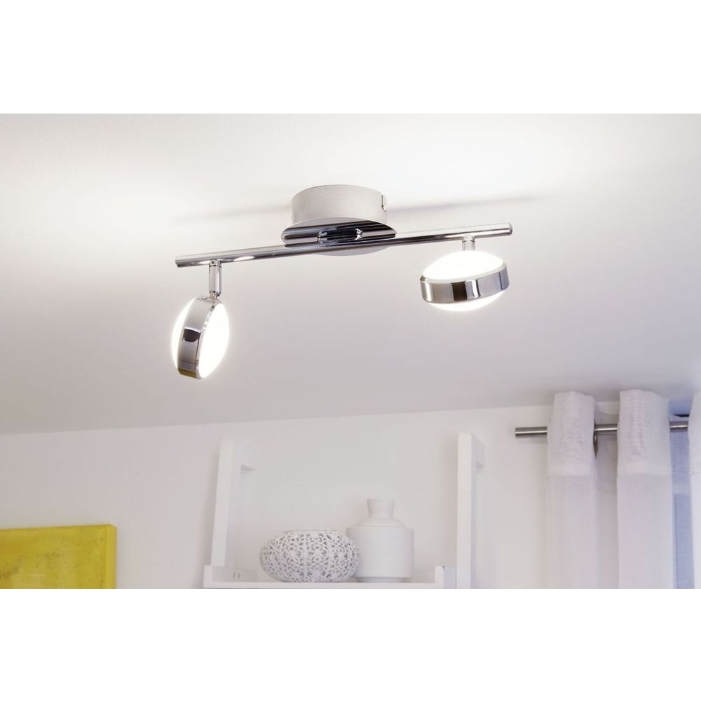 Eglo Salto Reflektor sa Dvije LED Žarulje, 2x5,4W, 2x640lm, Krom slika 2