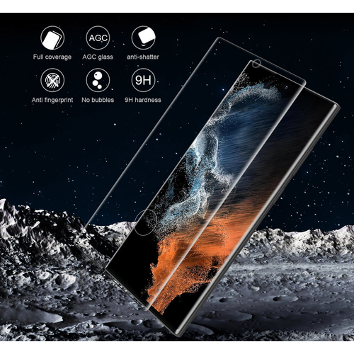 Zaštitno staklo Nillkin 3D CP+Max za Samsung S918B Galaxy S23 Ultra crni slika 2