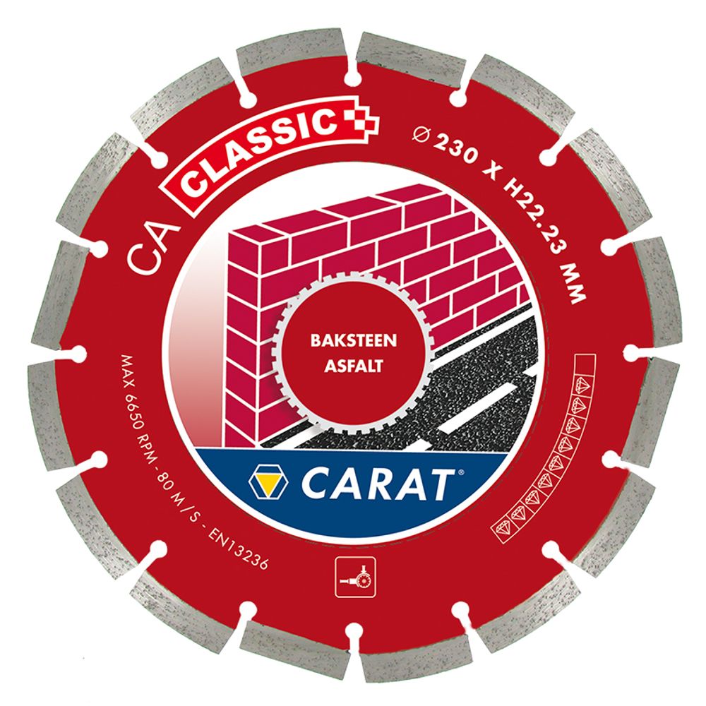 CARAT dijamantna ploča za asfalt CAC3002000 Ø300x20 MM, CA CLASSIC slika 1