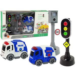 Set automobila - Semafori i prometni znakovi