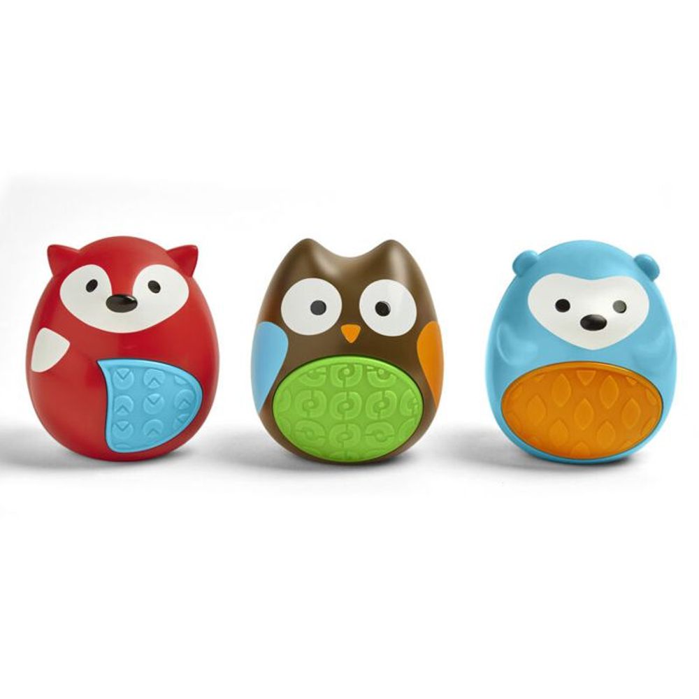 Skip Hop Set igračaka Explore & More Egg Shaker Baby Toy Trio  slika 1