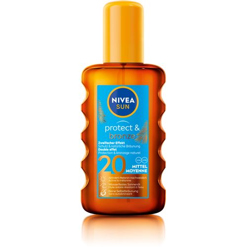 NIVEA SUN Protect & Bronze ulje za sunčanje u spreju SPF20, 200 ml slika 1