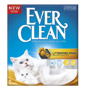 Ever Clean Pijesak za mačke Litterfree Paws, grudajući, mirisni, 6 L