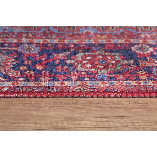 Conceptum Hypnose Blues Chenille - Claret Red AL 162 Višebojni Tepih (150 x 230) slika 7