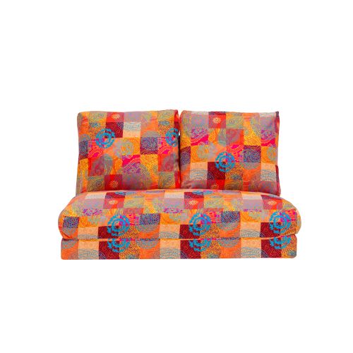 Taida - Višebojni Patchwork Sofa-Krevet sa 2 Mesta slika 4