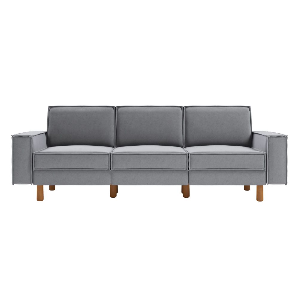 3-Sjedalna Sofa Sparrow Extra - boje: siva magla orah slika 2
