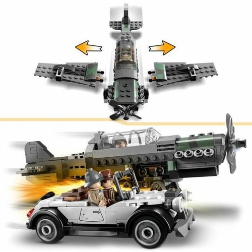 Igra Gradnje Lego Indiana Jones 77012 Continuation by fighting plane slika 2