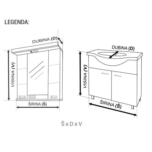 Ceramica lux   Una donji deo S-650 konzolna 300258 slika 4