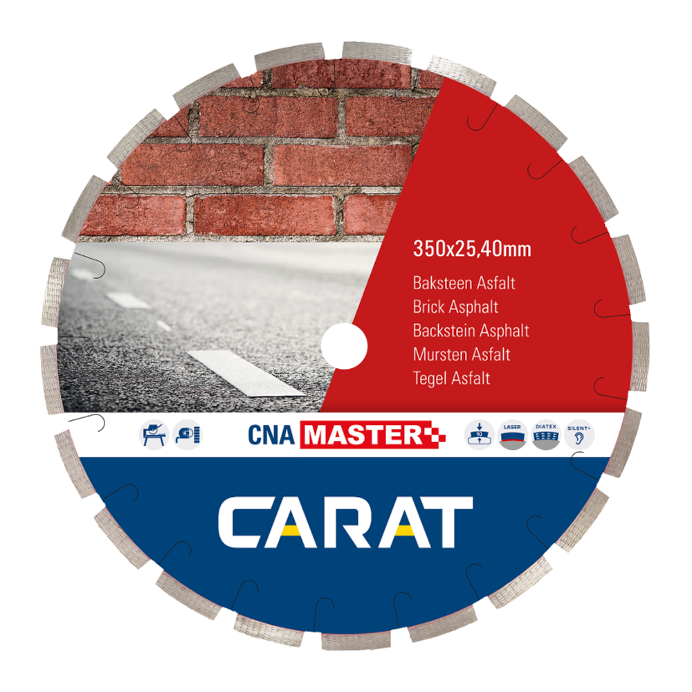 CARAT dijamantna ploča cigla-asfalt CNAM350500 Ø350x30 MM, TYPE CNA MASTER slika 1
